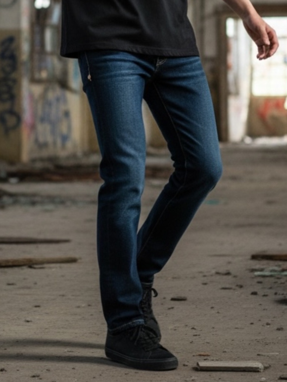 Men's Silver Gordie Jeans